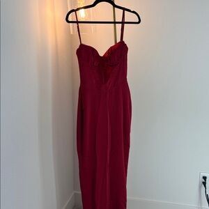 House of CB Maxi Red Dress